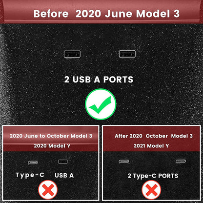 Wireless Charging Pad Upgrade for Tesla Model 3 2017-2020 (Pre-Refresh)