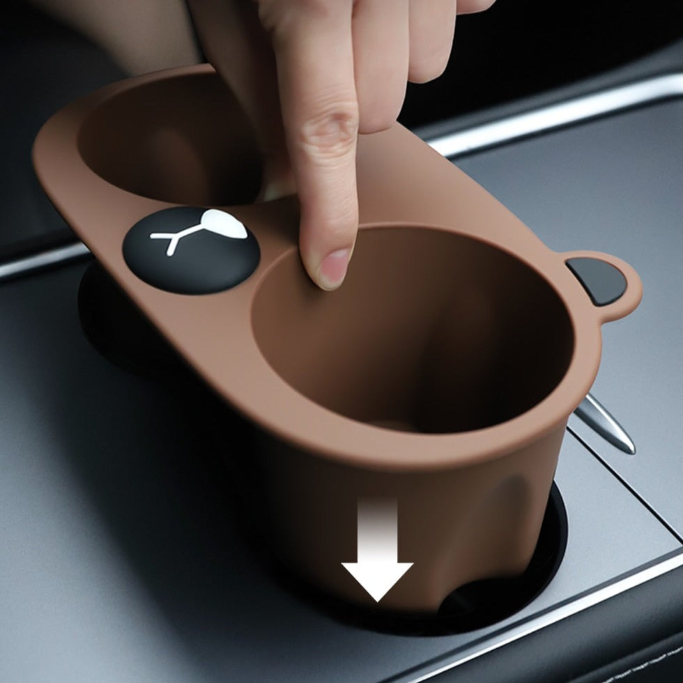 Bear Cup Holder for Model 3/Y 2021-23