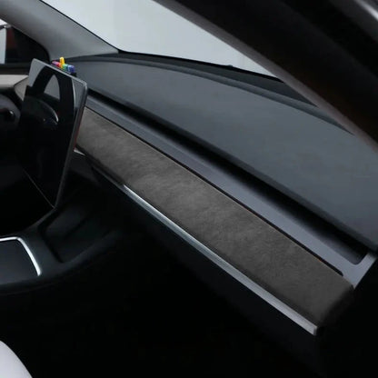 Alcantara Dashboard + Door Cover for Model 3/Y 2021-2023