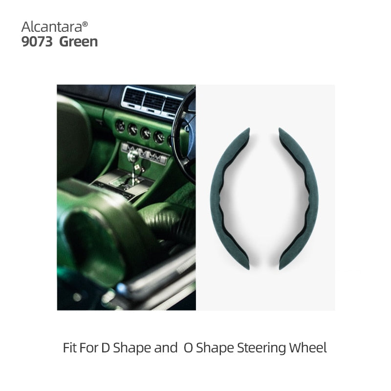 Alcantara Steering Wheel Cover for Tesla Model 3/Y 2019-2023