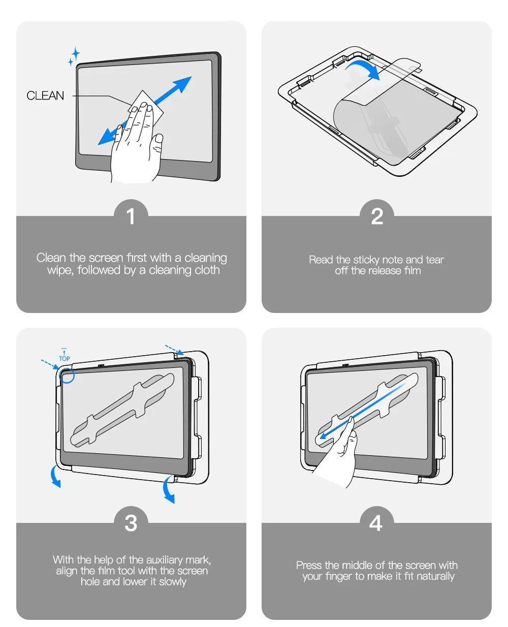 Premium 4K Tempered Glass Screen Protector for Tesla Model 3/Y