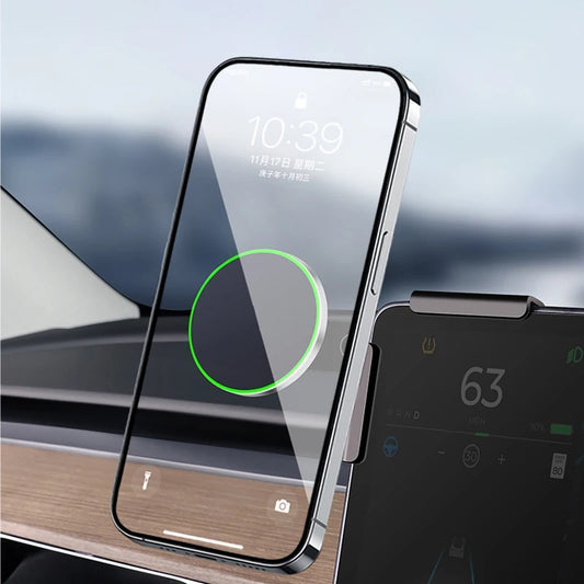 Car Phone Mount Holder/Magsafe Wireless Charger for Model 3/Y