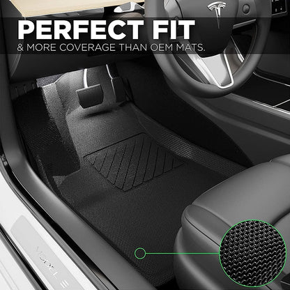 Tesla Model 3 Waterproof Floor Liner & Trunk/Frunk Mats Set