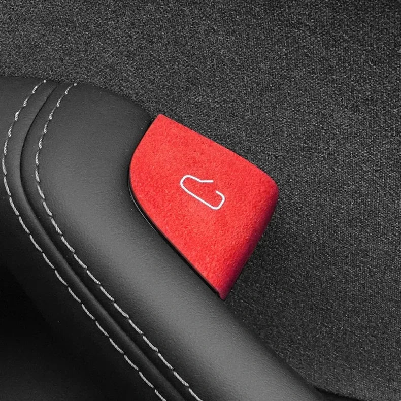 Alcantara Door Switch Botton Sticker for Tesla Model 3 Highland 2024+