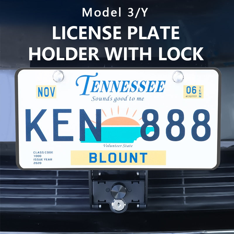 License Plate Frame for Tesla Model 3/Y 2019-2023