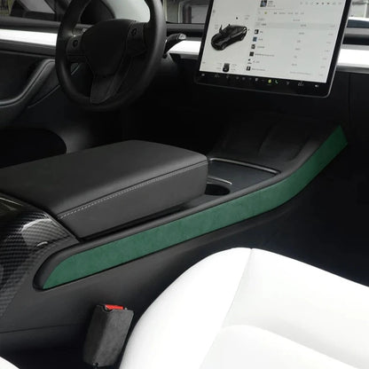 Alcantara Centre Console Side Strip for Tesla Model 3/Y 2021-2023