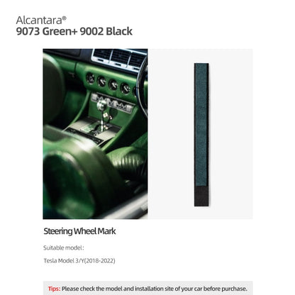 Alcantara Steering Wheel Stripe For Model 3/Y