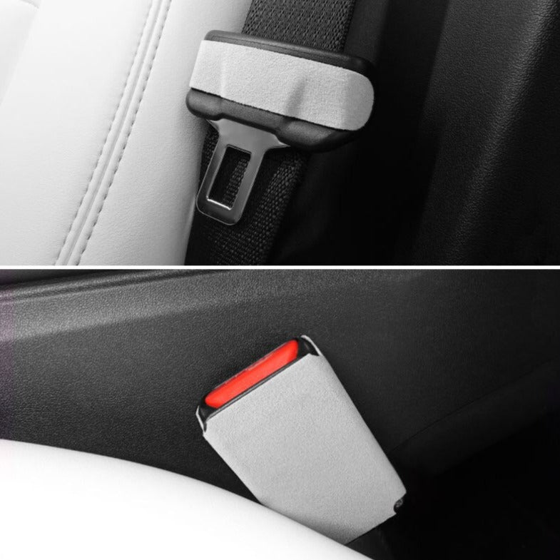 Alcantara Safe Belt Buckle Sticker for Tesla Model 3/Y