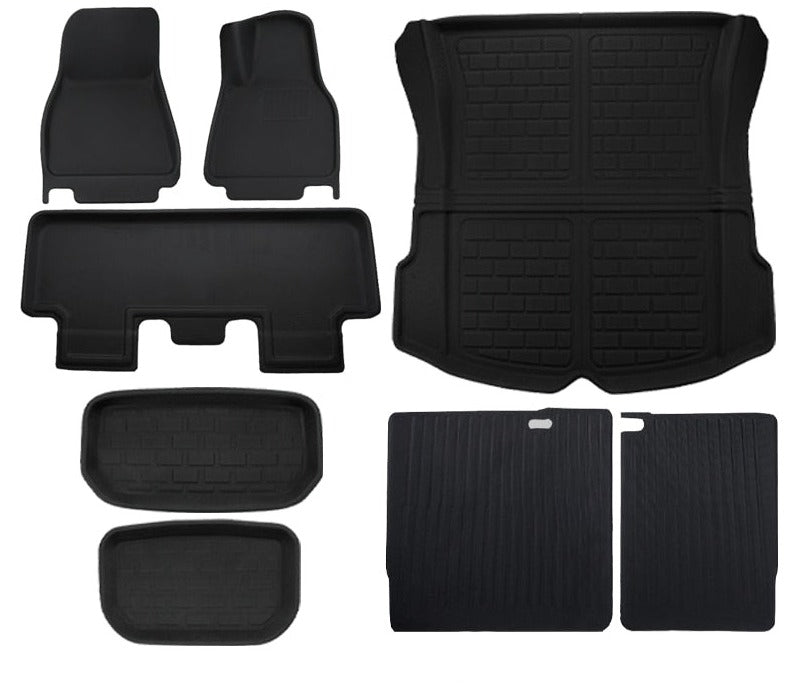 Tesla Model 3 Waterproof Floor Liner & Trunk/Frunk Mats Set