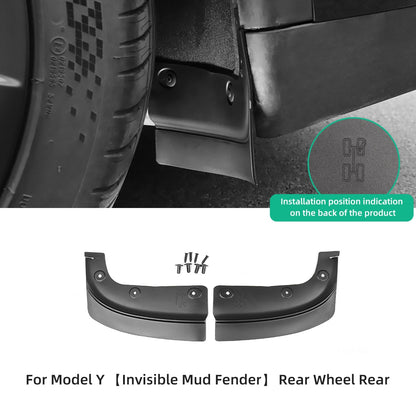 Invisible Mud Guards for Tesla Model 3/Y 2020-2023