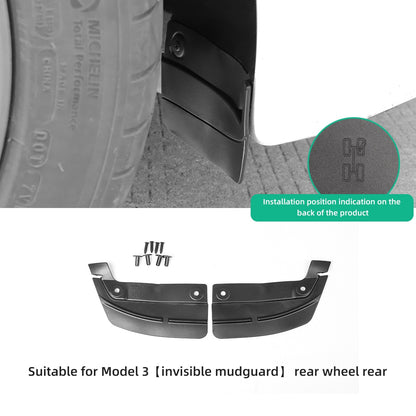 Invisible Mud Guards for Tesla Model 3/Y 2020-2023