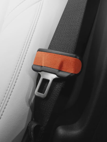 Alcantara Safe Belt Buckle Sticker for Tesla Model 3/Y