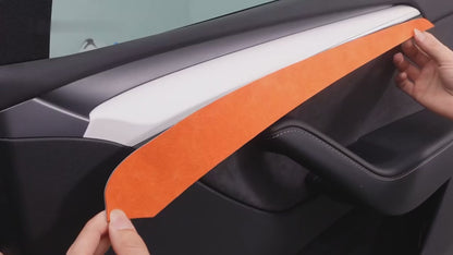 Alcantara Door Panel Trim Cover For Tesla Model 3/Y 2020-2023 (refreshed version)